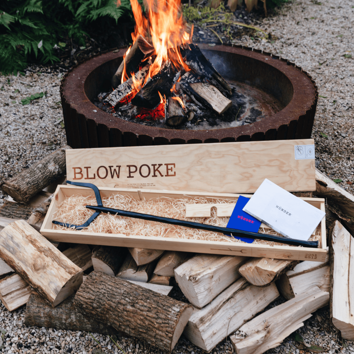 WÜNDER Yes / No / No Wünder The Ring Fire Bowl | Corten
