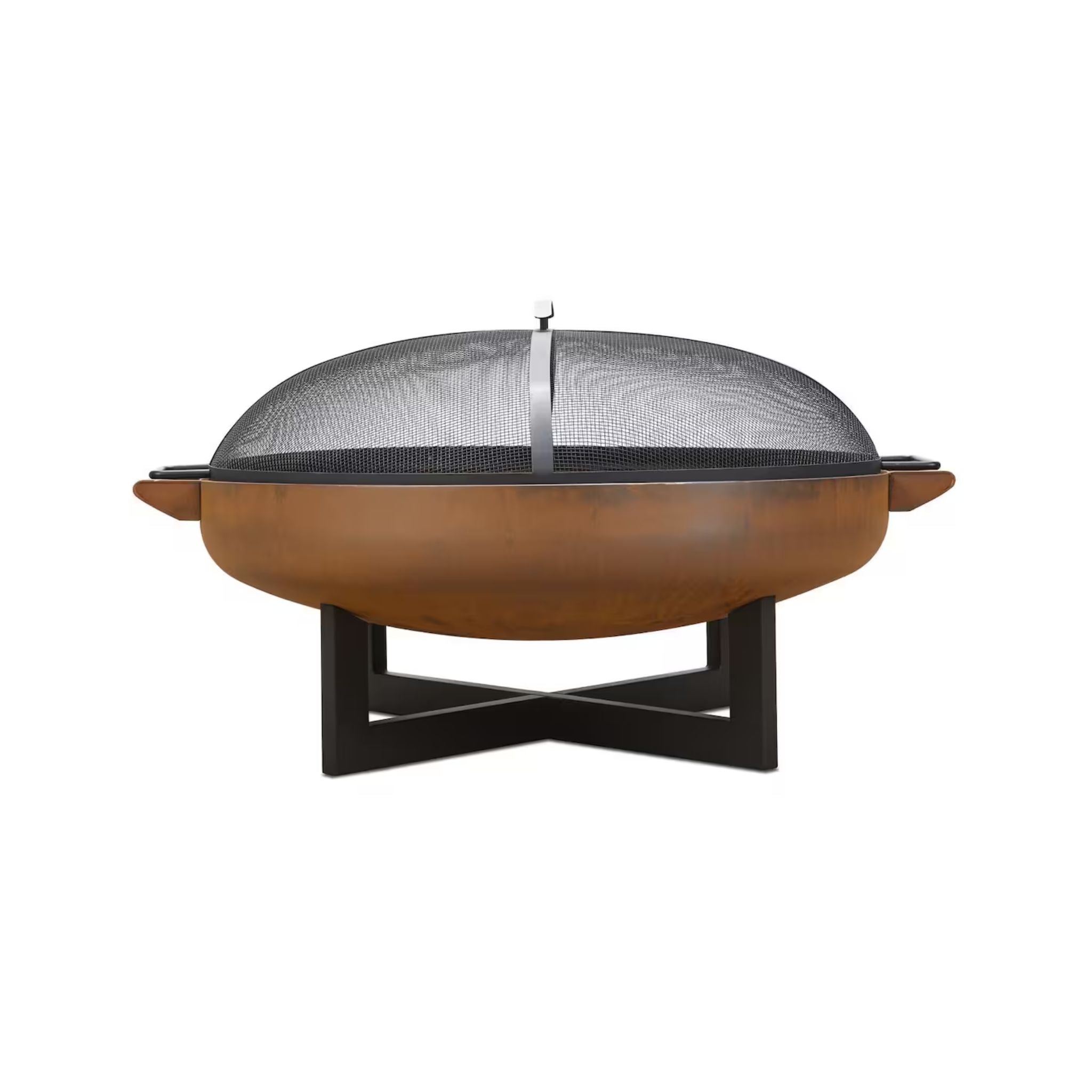 Classique 37 Inch Round Powder Coated Steel Wood Burning Fire Pit