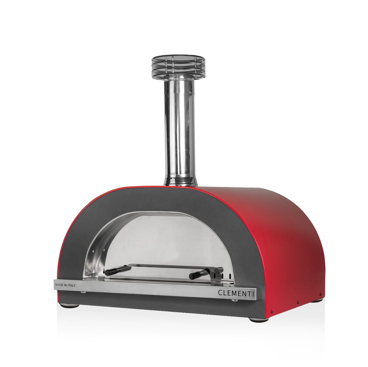 CLEMENTI Red / 60x60 (2 Pizzas) Clementi Gold Wood Fired Pizza Oven