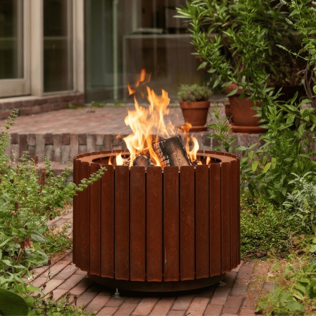 WÜNDER The Ring 58 Fire Bowl | Corten