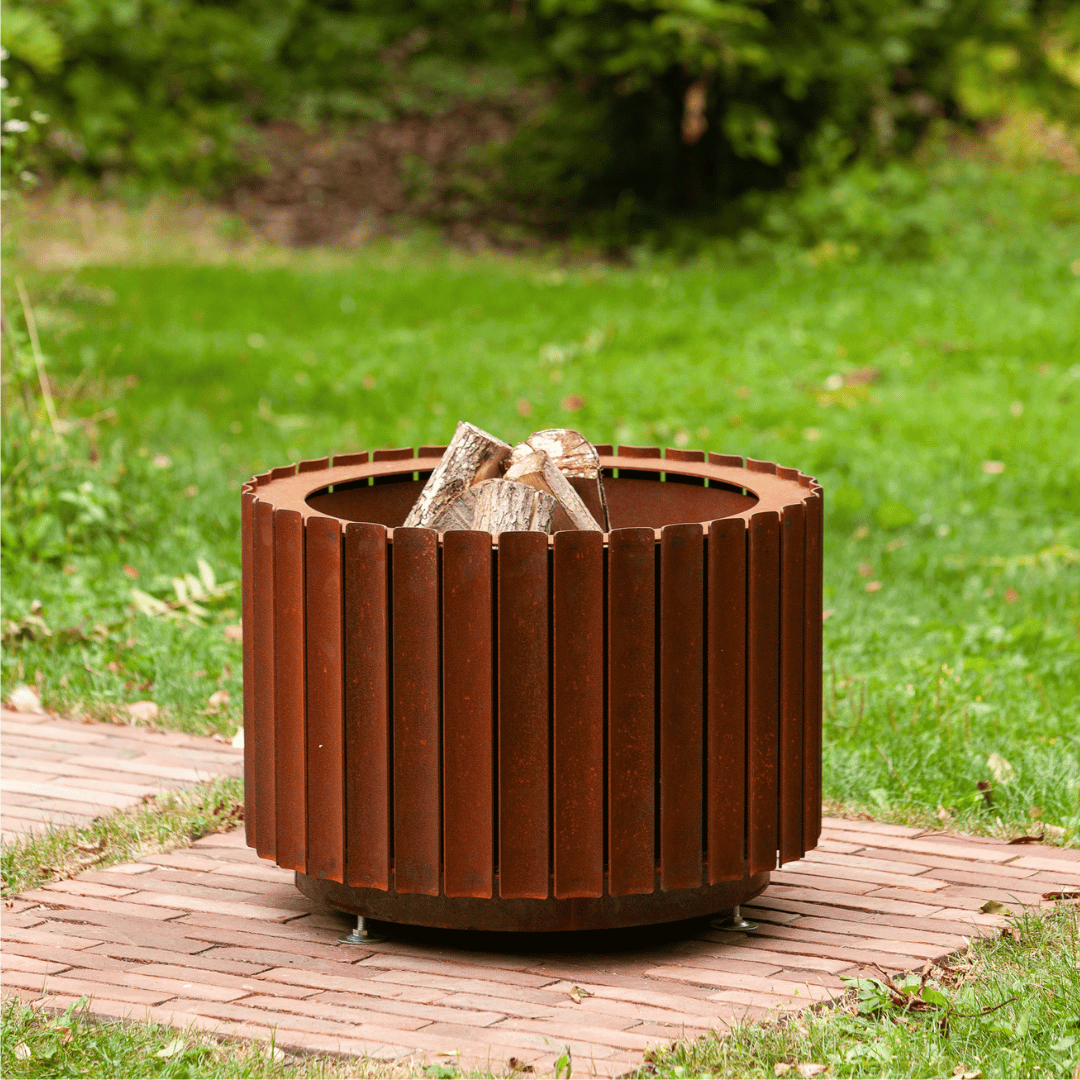 WÜNDER The Ring 58 Fire Bowl | Corten