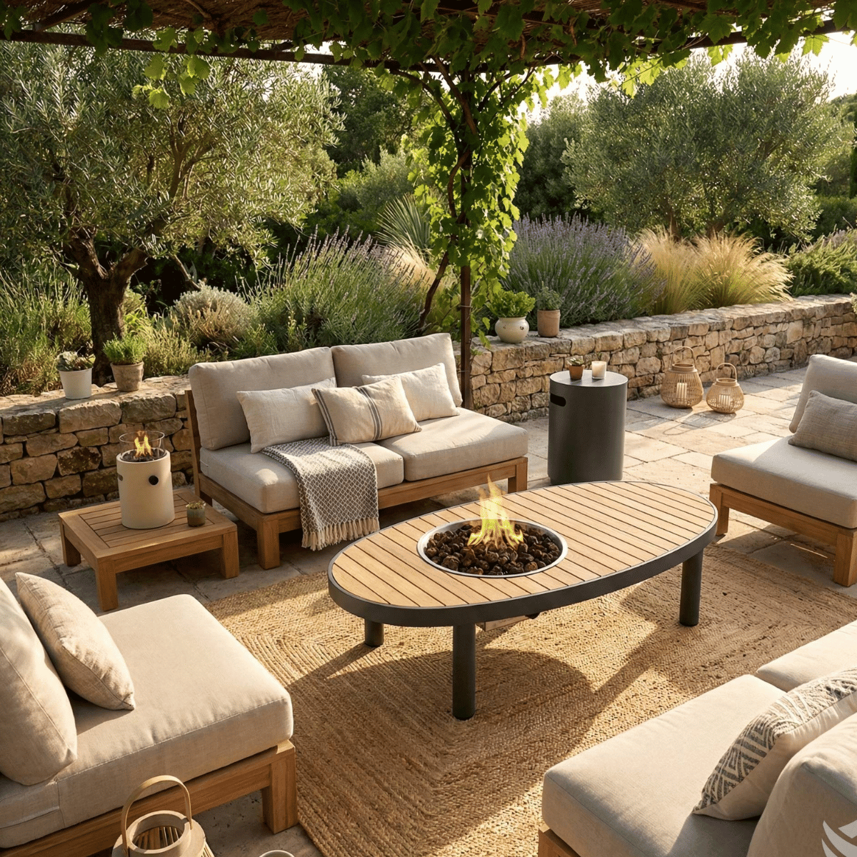 Happy Cocooning Riviera 140 Gas Fire Pit
