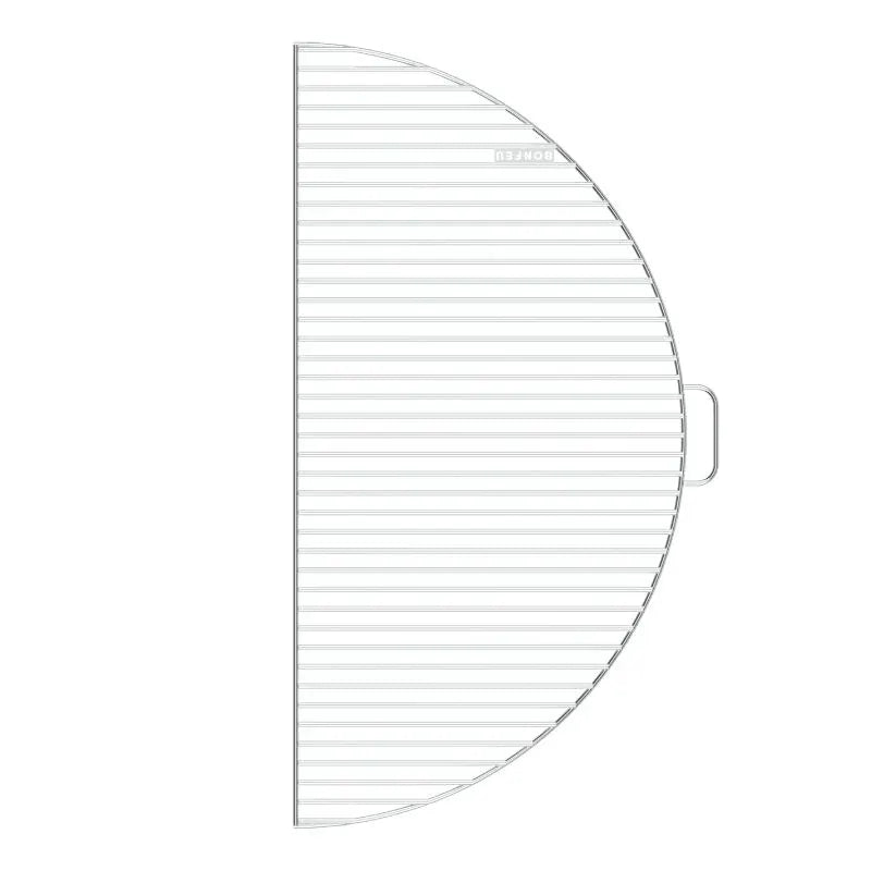 BONFEU BonFeu Fire Pit Grill Half Circle