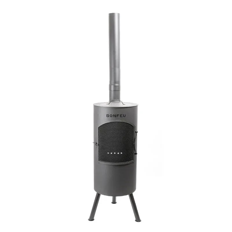 BONFEU Black steel BonFeu BonTino Outdoor Fireplace