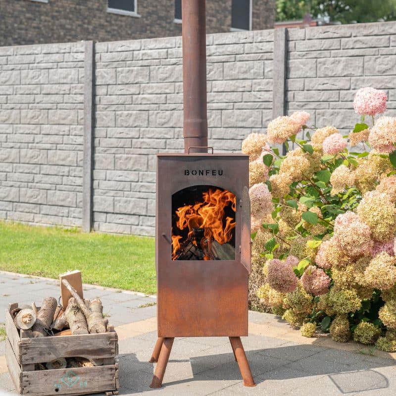 BONFEU BonFeu BonCarré Outdoor Fireplace
