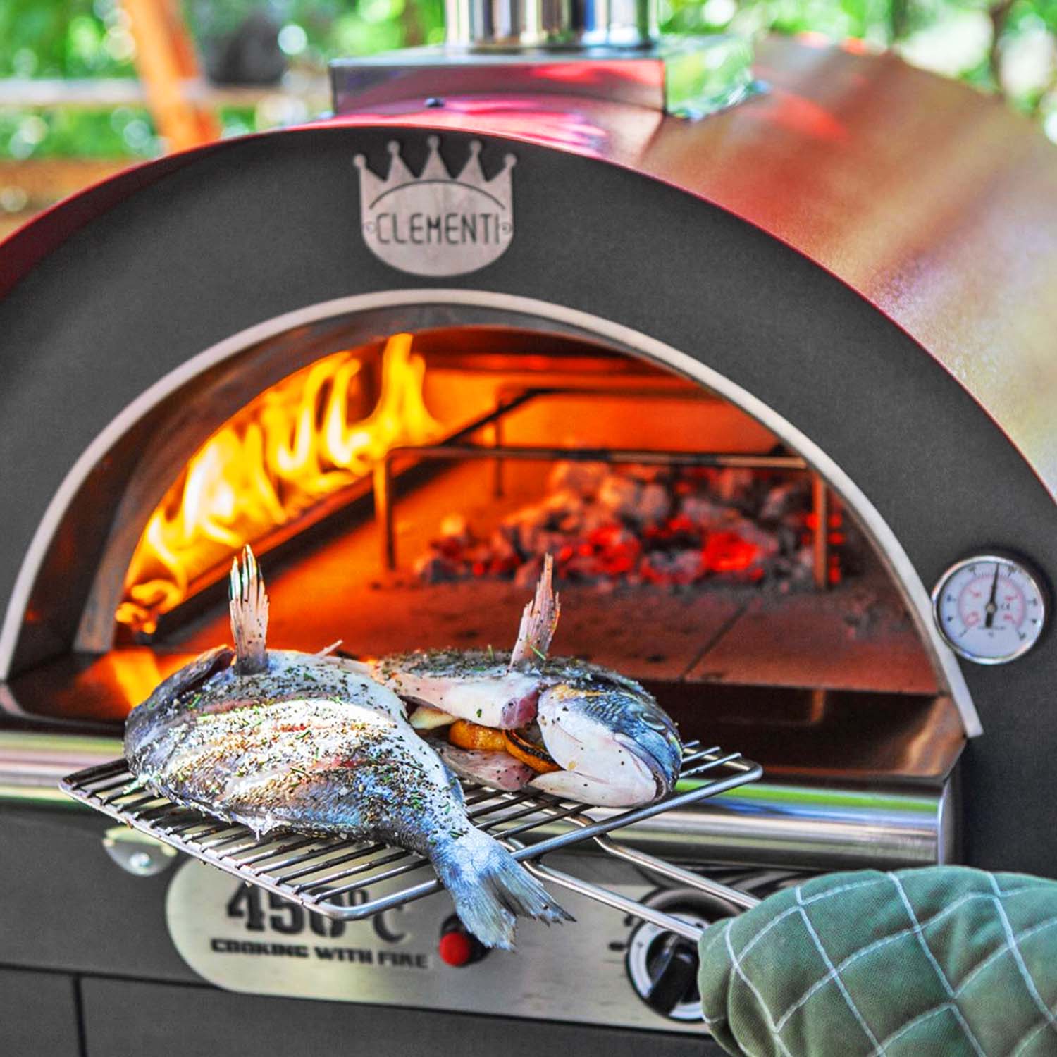CLEMENTI Clementi Pulcinella Gas & Wood Fired Pizza Oven 60 x 60