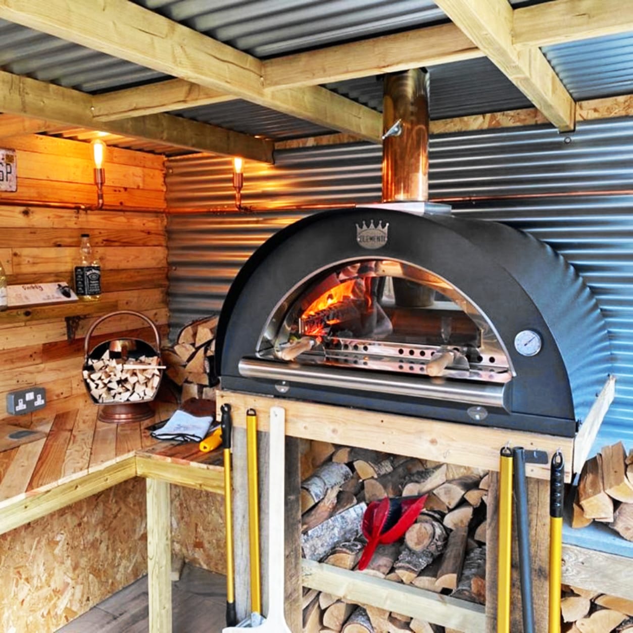 CLEMENTI Clementi Pulcinella Wood Fired Pizza Oven 60 x 60