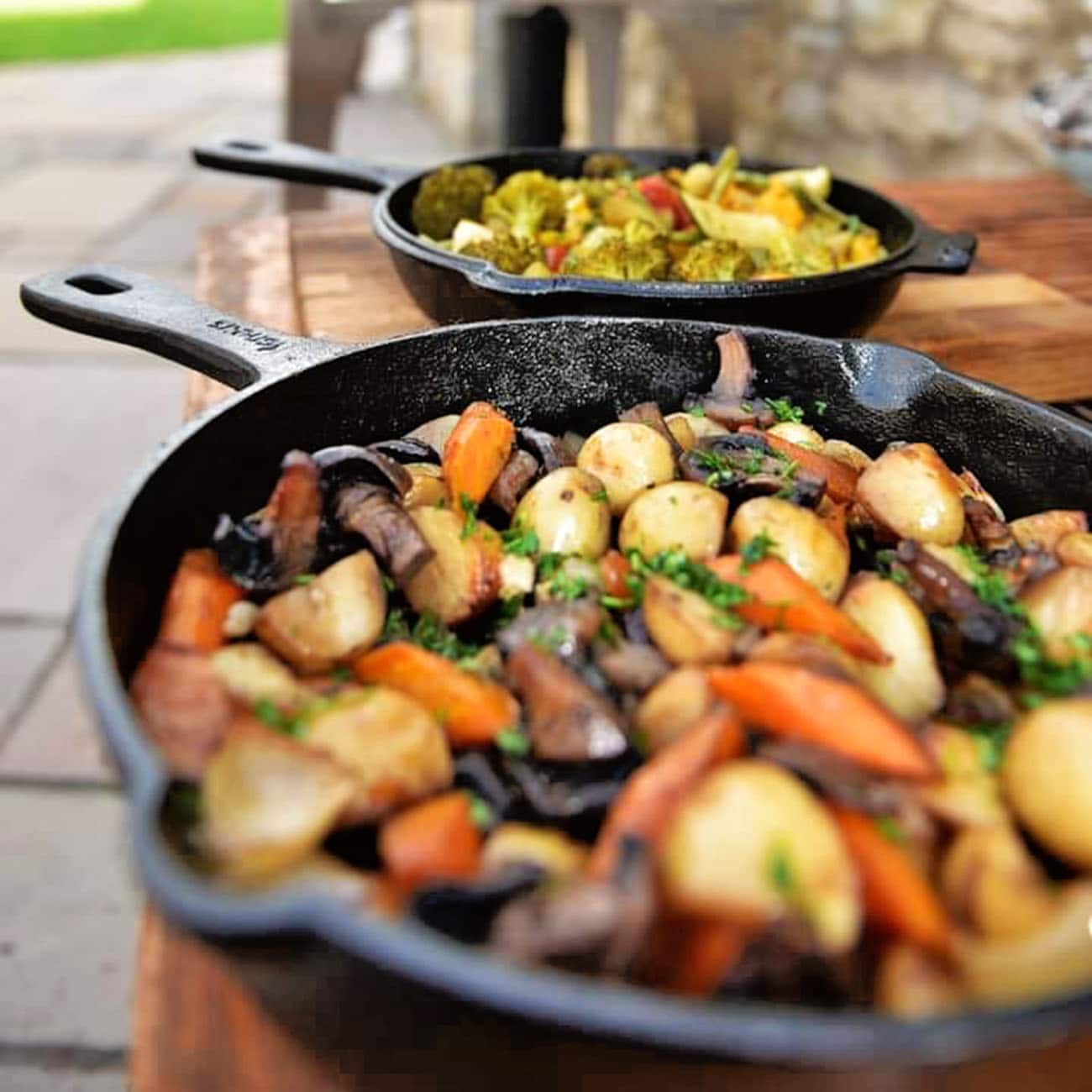 IGNEUS Igneus 3 Part Cast Iron Pan Set