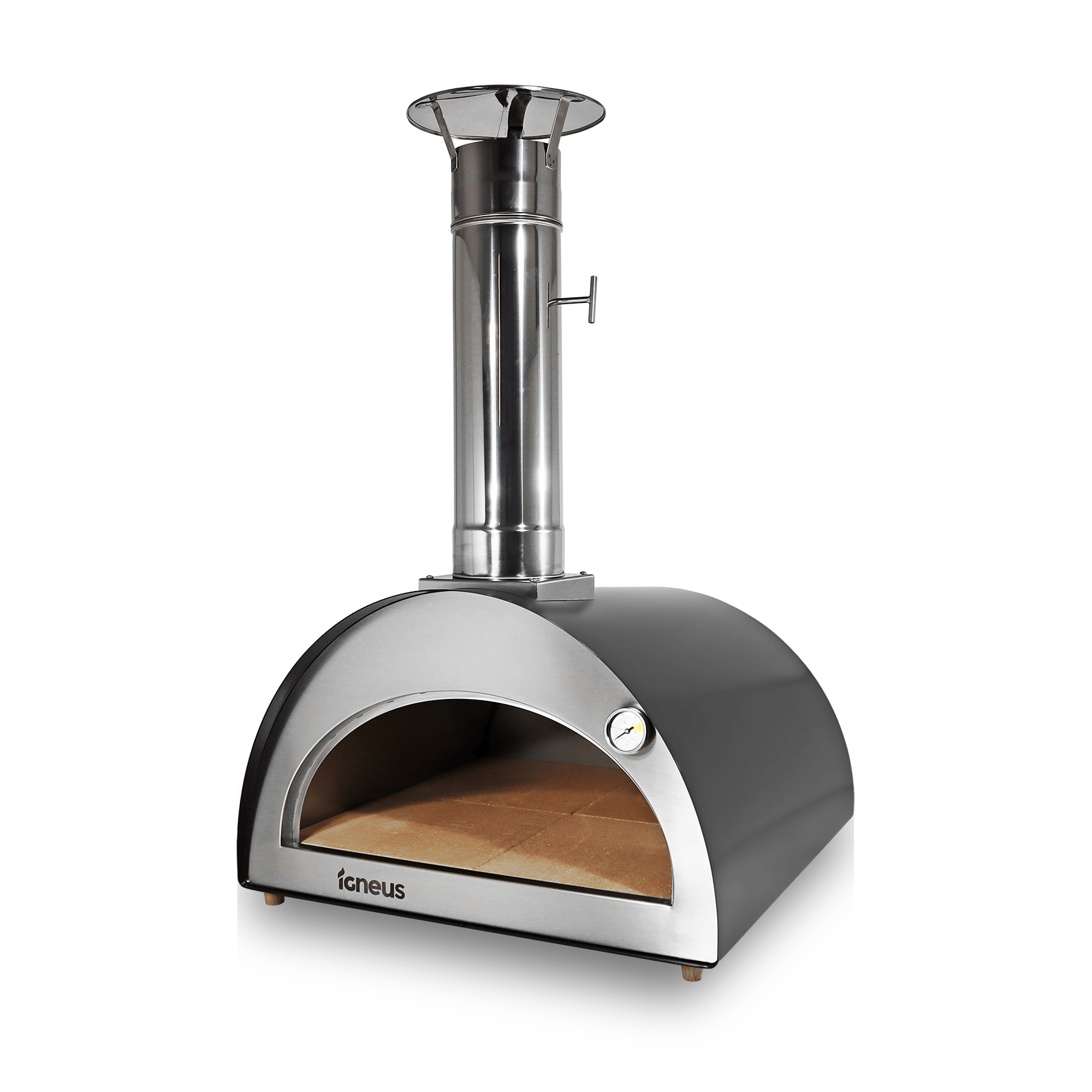 IGNEUS Graphite Igneus Classico wood fired pizza oven