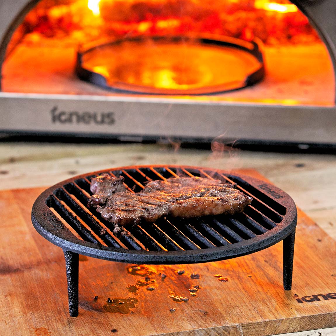 IGNEUS Igneus Cast Iron Tuscan Grill