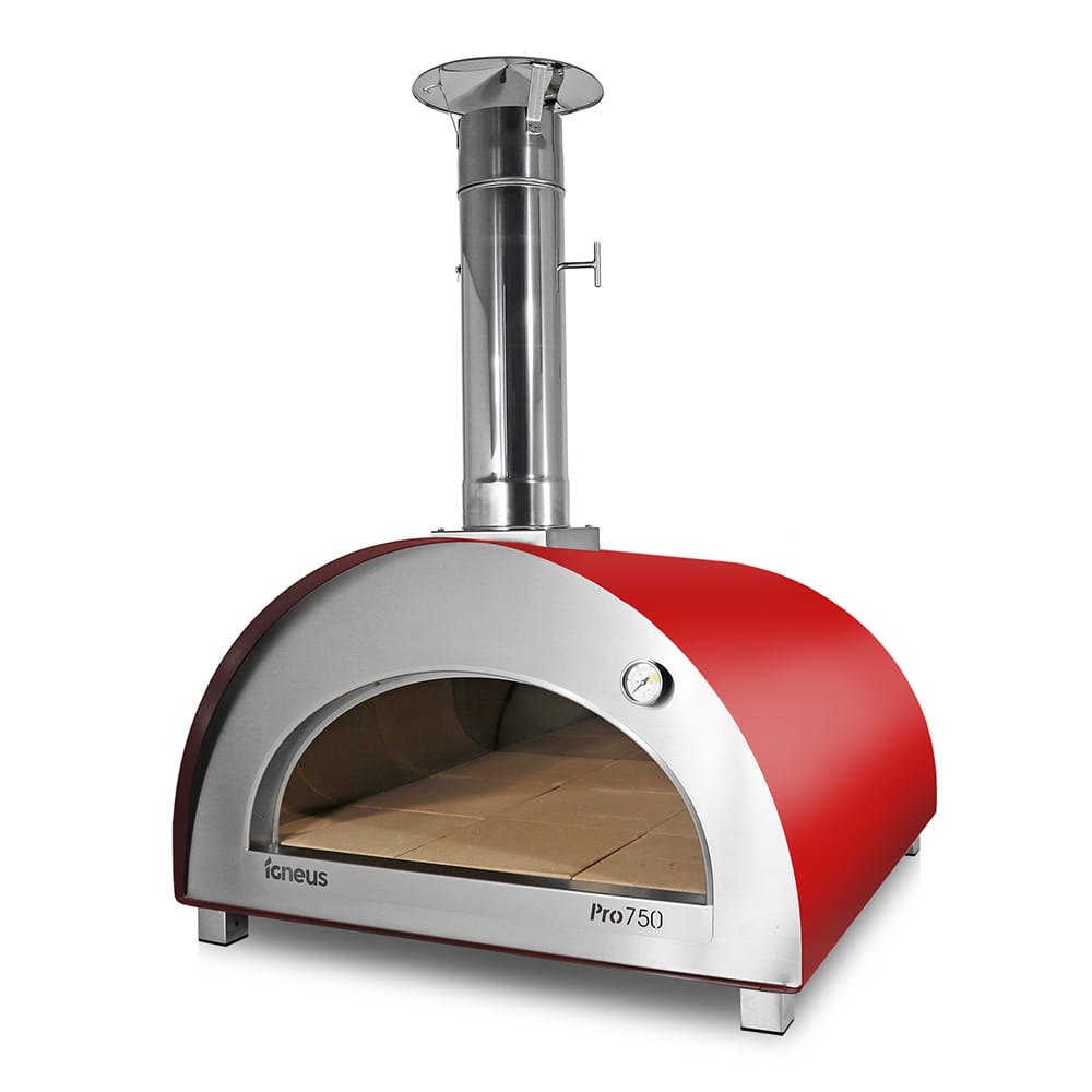 IGNEUS Red Igneus Pro 750 Wood Fired Pizza Oven