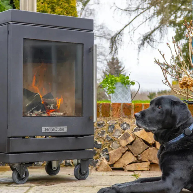 BBQUBE BBQube HeatQube with 4 Wheel Base