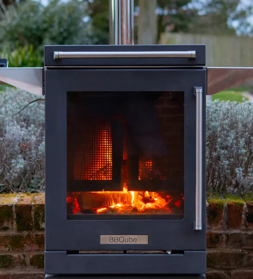 BBQUBE BBQube Grill & Heater with 2 Wheel Base