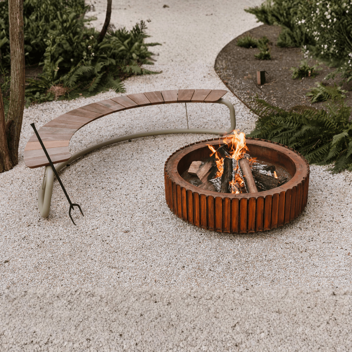 Wünder The Ring Fire Bowl | Corten