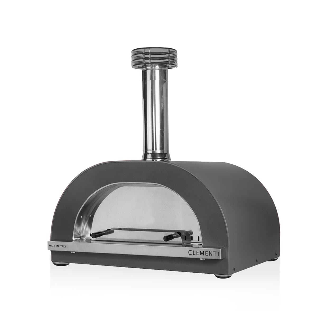 CLEMENTI Anthracite / 60x60 (2 Pizzas) Clementi Gold Wood Fired Pizza Oven
