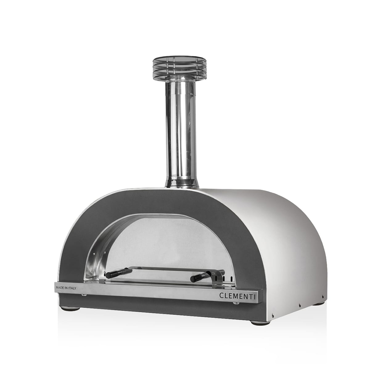 CLEMENTI White / 60x60 (2 Pizzas) Clementi Gold Wood Fired Pizza Oven