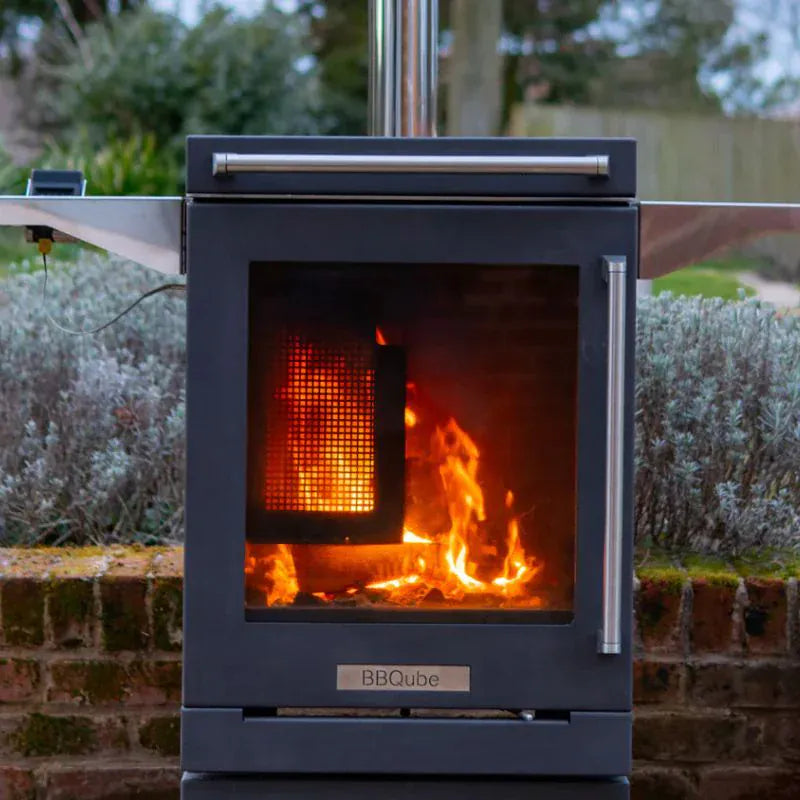 BBQUBE BBQube Grill & Heater with 2 Wheel Base
