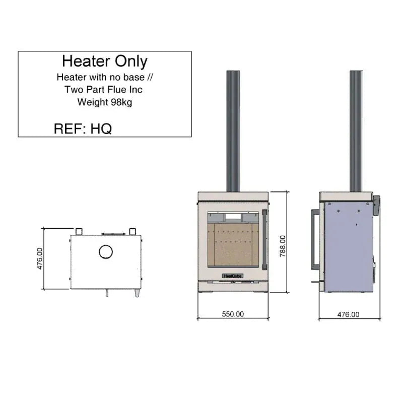 BBQUBE BBQube HeatQube Heater Only