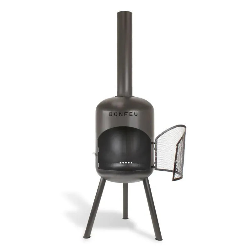 BONFEU Black steel BonFeu BonBono Outdoor Fireplace