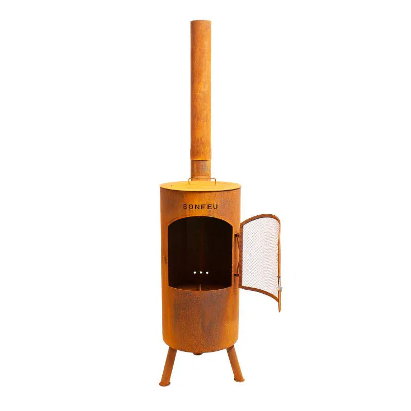 BONFEU Corten Steel BonFeu BonTino Outdoor Fireplace