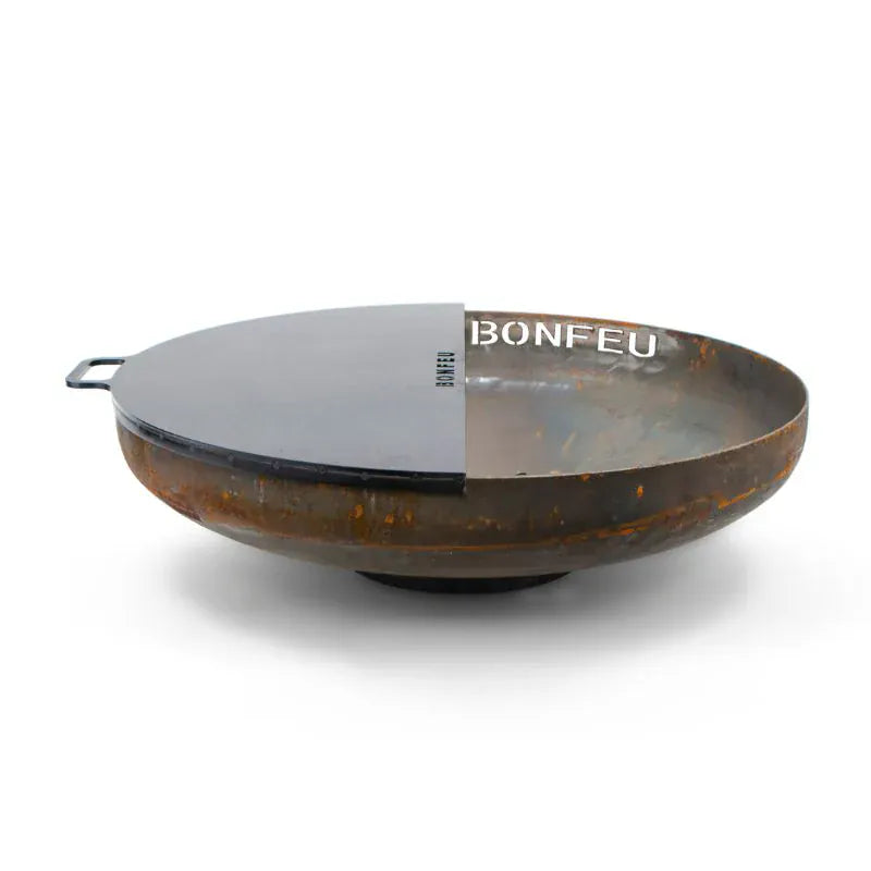 BONFEU BonFeu Fire Pit Plancha Half Circle