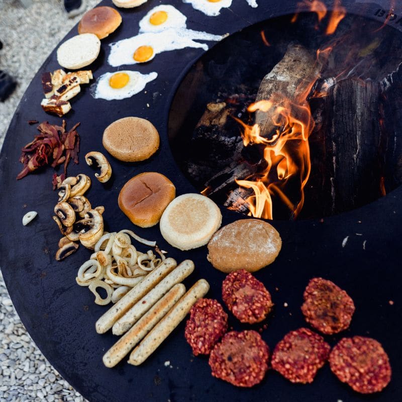 BONFEU BonFeu Fire Pit Plancha Full Circle
