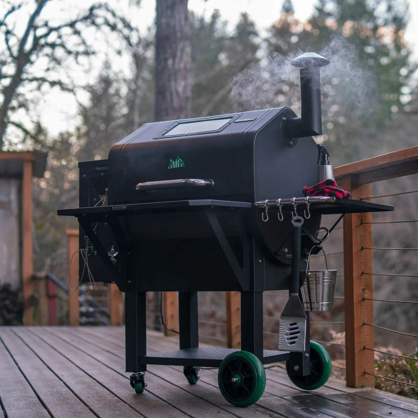 GREEN MOUNTAIN GRILLS GMG Peak Black BBQ Smoker