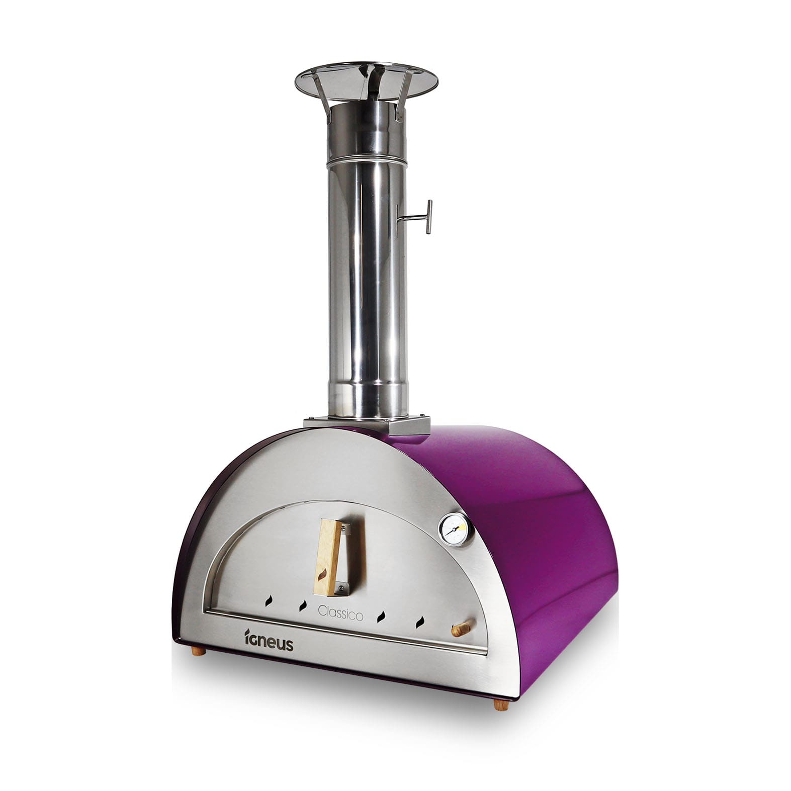 IGNEUS Aubergine Igneus Classico wood fired pizza oven