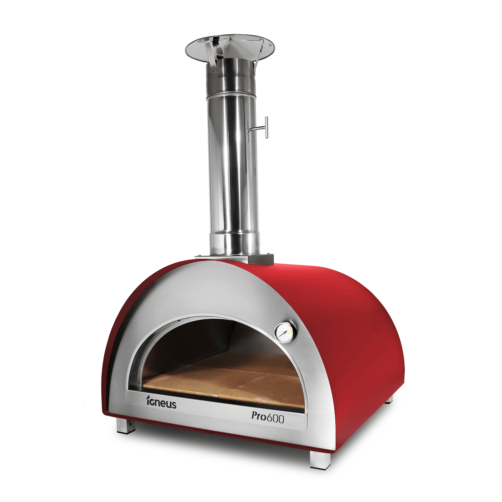 IGNEUS Red Igneus Pro 600 Wood Fired Pizza Oven