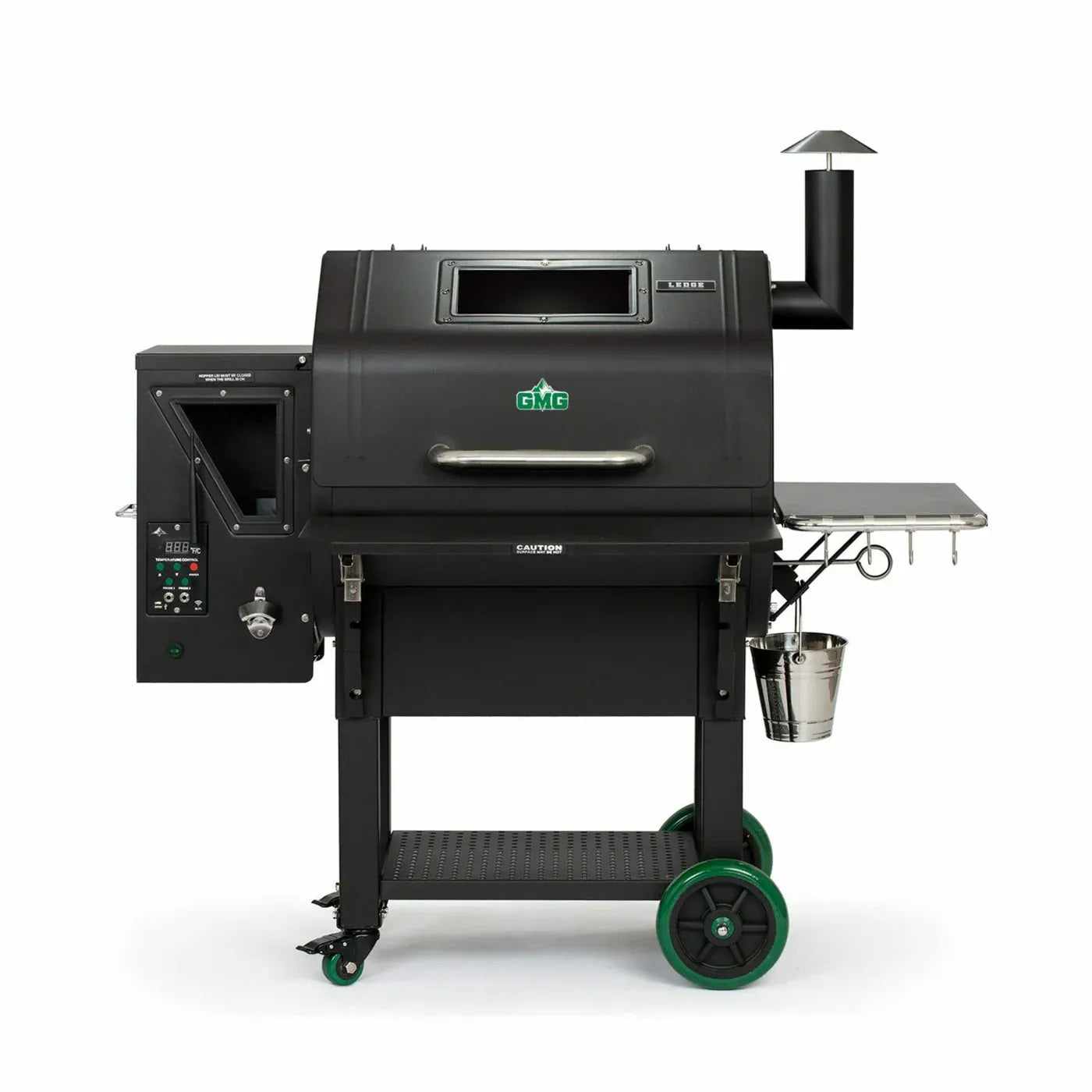 GREEN MOUNTAIN GRILLS GMG Ledge Black BBQ Smoker