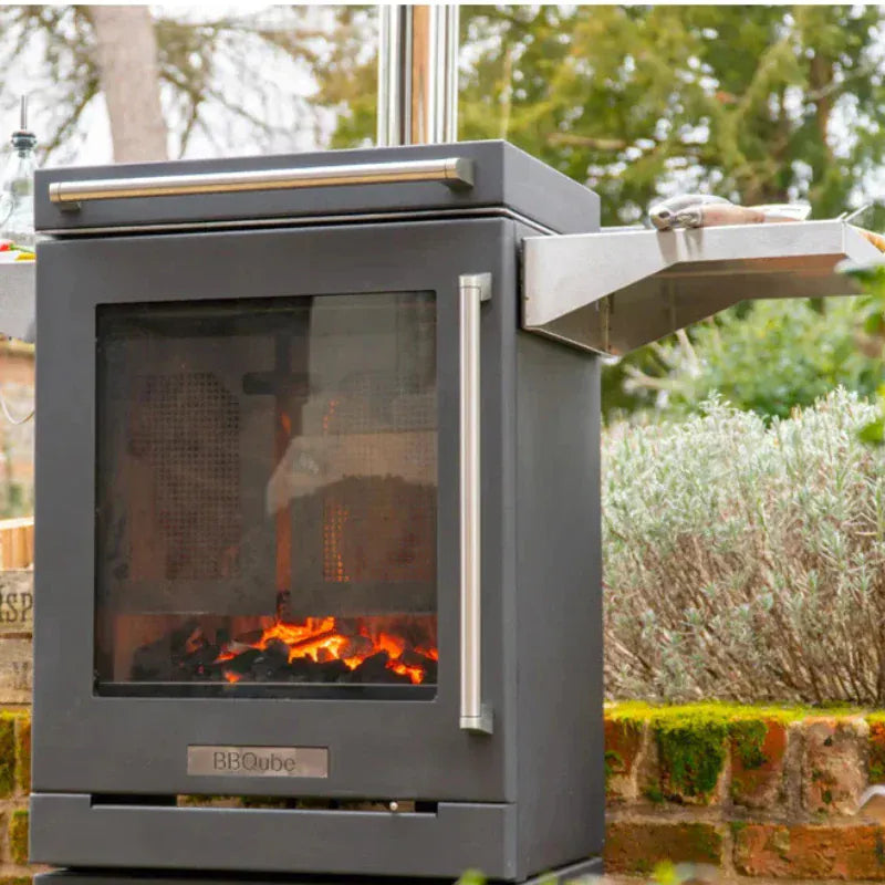 BBQUBE BBQube Grill & Heater with 2 Wheel Base
