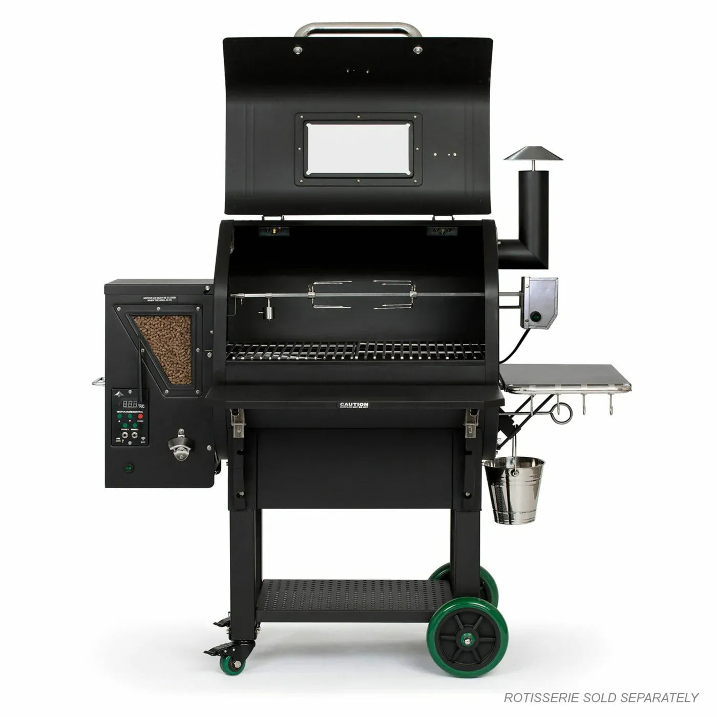 GREEN MOUNTAIN GRILLS GMG Ledge Black BBQ Smoker