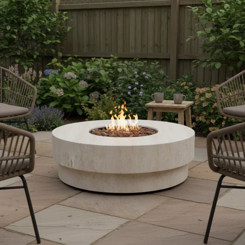 Happy Cocooning Estate Round 105 Gas Fire Pit